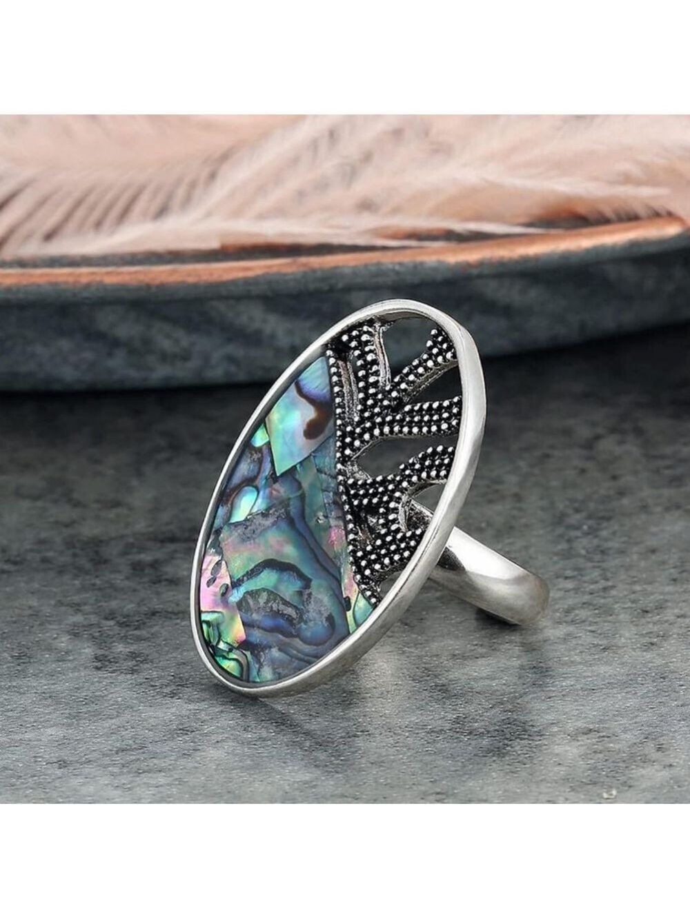Retro Cocktail Statement Ring - Picture 4 of 6